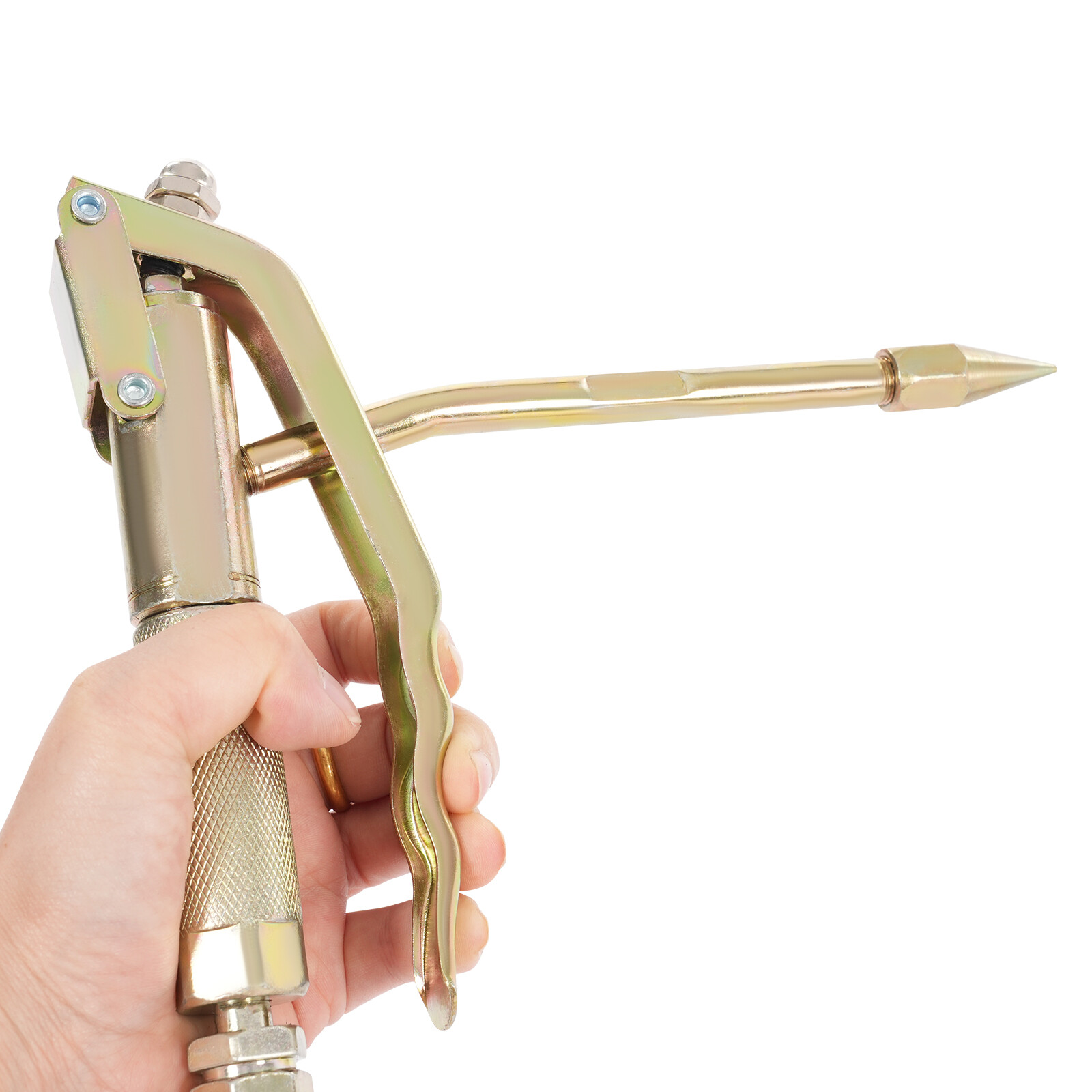 Grease Gun Handle With Nozzle